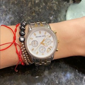 Michael Kors gold/silver watch